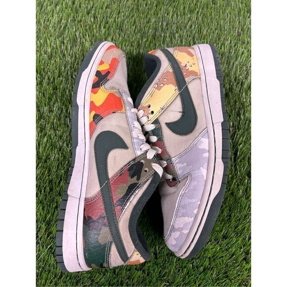 Size 8 - Nike Dunk Low SE Sail Multi-Camo 2021 - Picture 5 of 7
